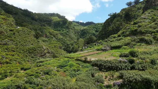 Barranco de Azuaje en Gran Canaria (Islas Canarias, España)