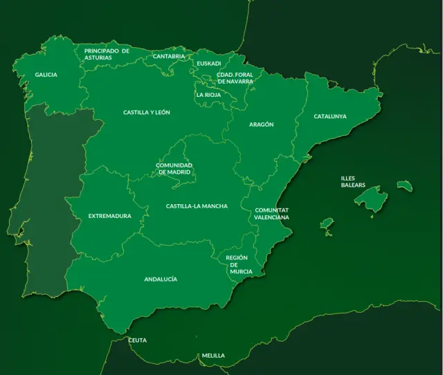 Mapa puntos recarga Mercadona