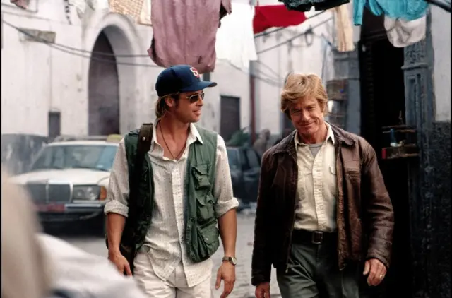 Brad Pitt y Robert Redford en 'Spy Game (Juego de espías')