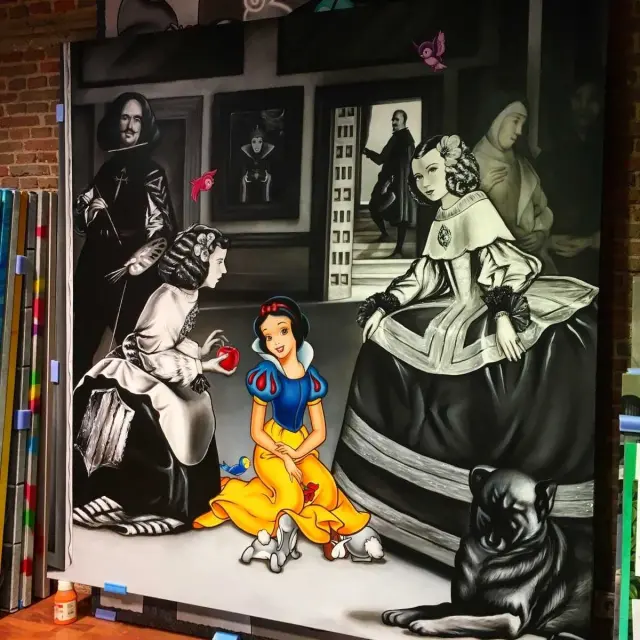 Una de las obras de Antonio de Felipe.