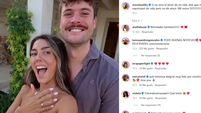 Anna Ferrer, hija de Paz Padilla, anuncia que se casa con su novio, Mario Cristóbal