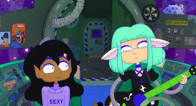Una imagen de 'Lesbian Space Princess'