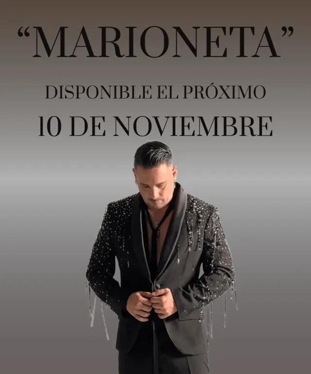 Portada de presentación de 'Marioneta', el primer single de Andy Morales en solitario.