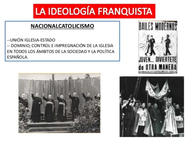 Franco entra bajo palio en las iglesias.