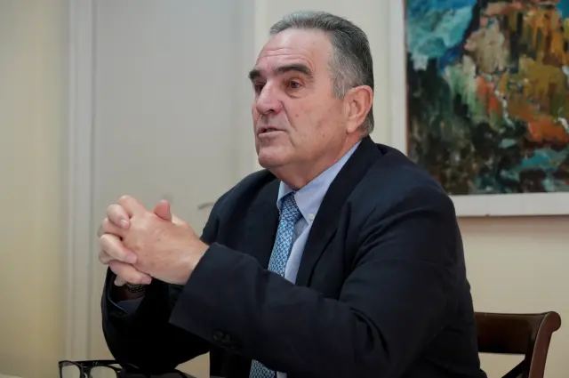 El vicepresidente segundo y conseller para la Recuperación, Francisco José Gan Pampols, durante la entrevista con 20minutos.