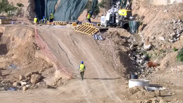 Última imagen del Telediario 1 del aniversario de la dana