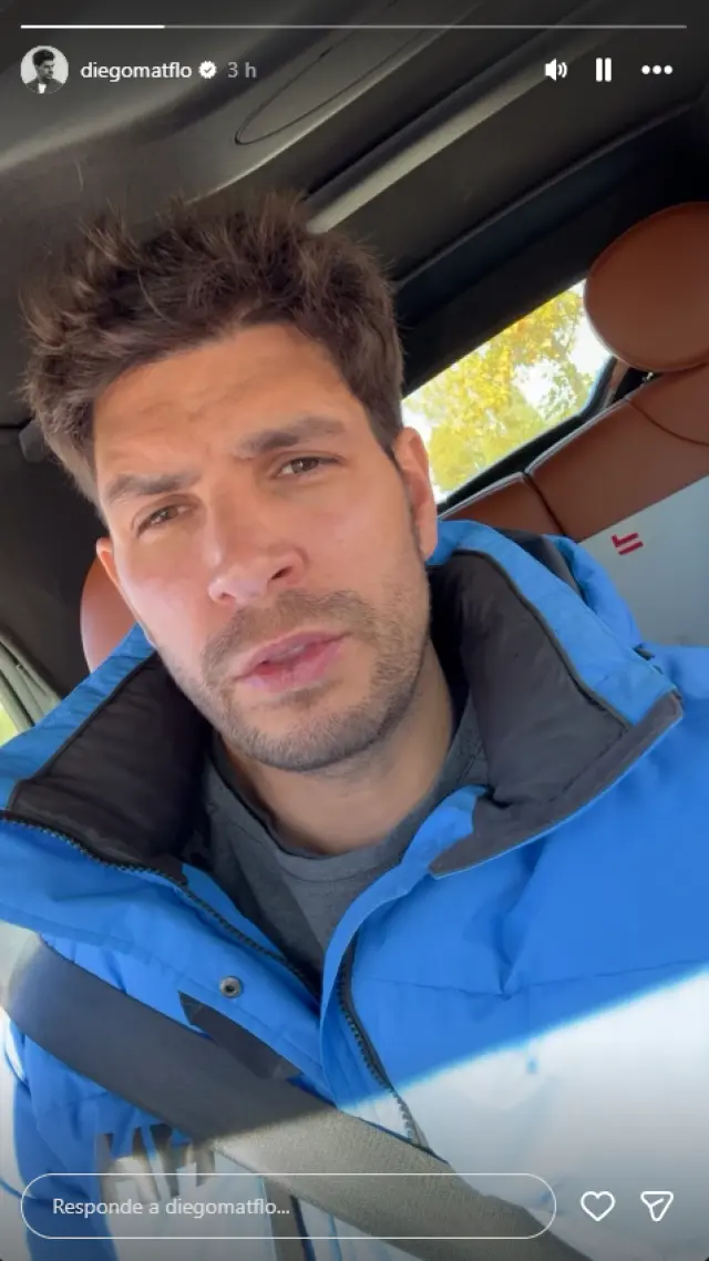 Diego Matamoros, a través de 'stories'.
