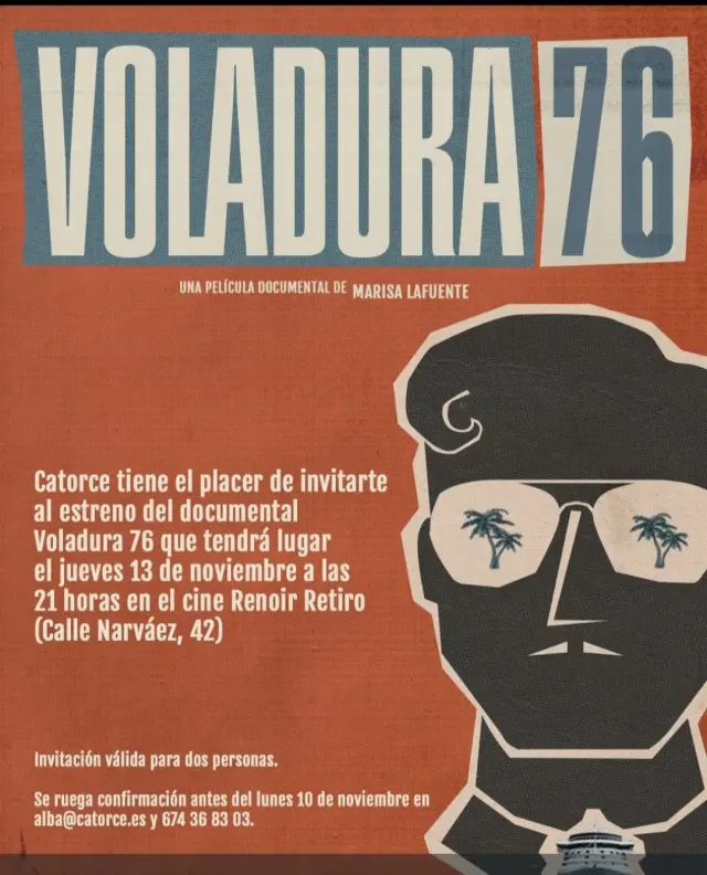 Cartel de la película documental de Marisa Lafuente.