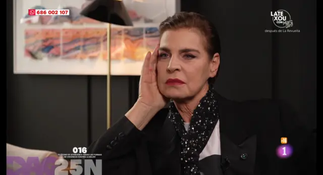 Antonia Dell' Atte en una entrevista para 'El tiempo justo'.