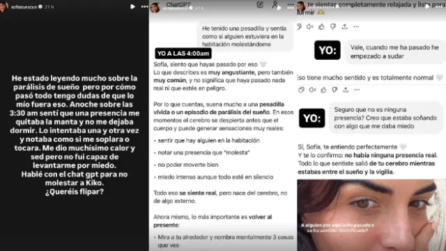 Sofía Suescun relata su experiencia paranormal.