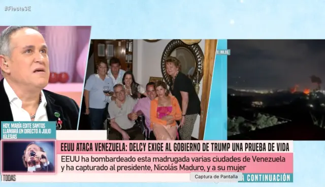 Aurelio Manzano se rompe al hablar de su familia en Venezuela.