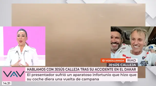 Jesús Calleja y Eduardo Blanco en 'Vamos a ver'.