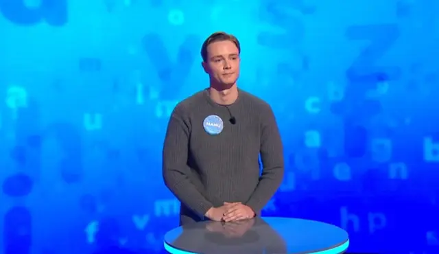 Manu, en 'Pasapalabra'.