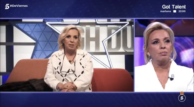 Carmen Borrego reacciona a su abandono de 'GH Dúo'.
