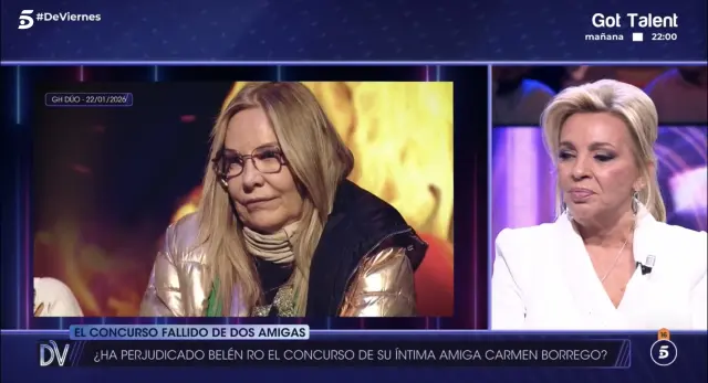 Carmen Borrego en '¡De viernes!'.