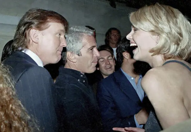 12/12/2025 1997, New York, New York, USA: One of 80 images released December 12, 2025 of the 95,000 photos subpoenaed by United States House Committee on Oversight and Reform after President Trump signs on November 19, 2025 the 'EPSTEIN FILES TRANSPARENCY ACT', making for all documents in evidence to be made public by December 19, 2025. One of the ones released today: DONALD TRUMP, left, speaks with Belgian model Ingrid Seynhaeve, right, financier JEFFREY EPSTEIN, center, at a 1997 Victoria's Secret party in New York. looks on in an undated photo from an undisclosed location, released by Democrats on the U.S House Oversight Committee, December 12, 2025. The photos are part of a cache of 95,000 being reviewed by the committee. Friday they released a second batch of images from the late convicted sex offender Epstein's estate.
POLITICA 
Europa Press/Contacto/Epstein Estate/House Oversig
