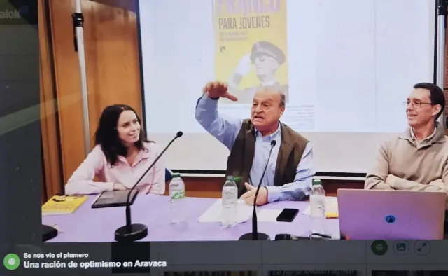 Con la concejal María Caso y mi hijo Erik.