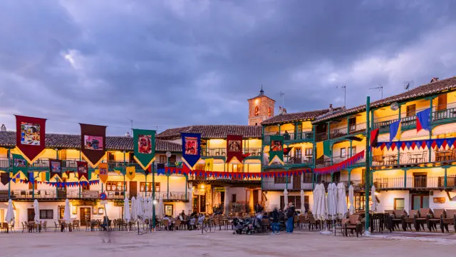 Mercado Medieval de Chinchón, en Madrid (España)