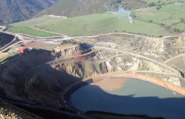 Mina de oro El Valle-Boinás, en Asturias.