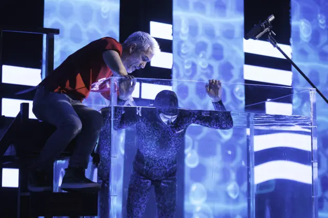 Daniel Illescas se enfrenta a la prueba de apnea en 'El Desafío'.