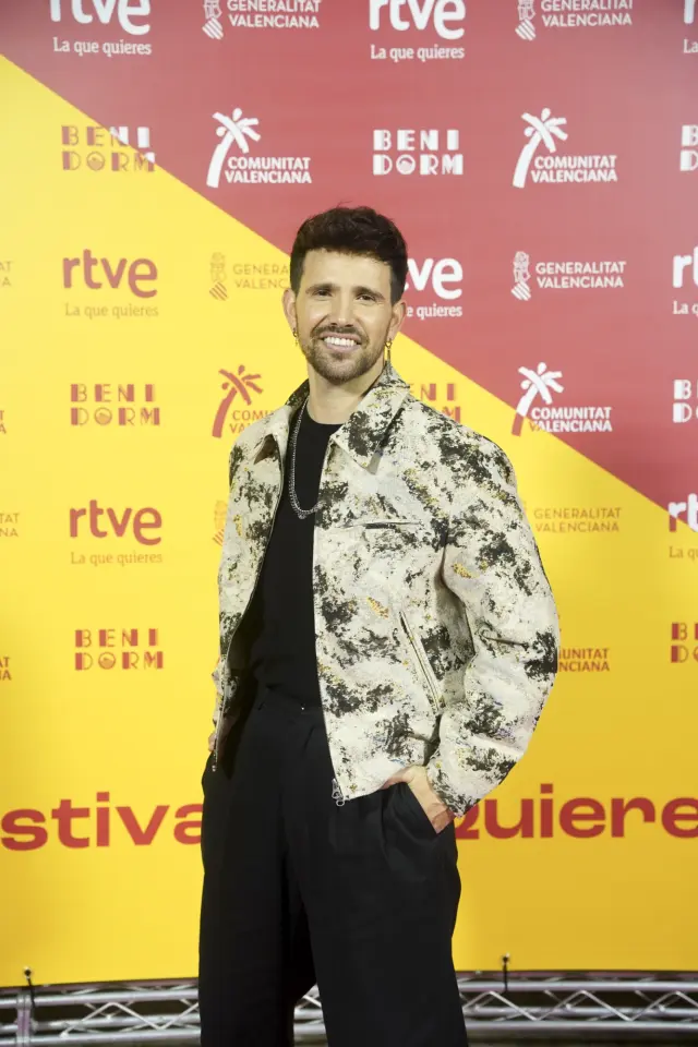 BENIDORM, ALICANTE COMUNIDAD VA, SPAIN - FEBRUARY 06: Singer Dani J during the welcome to Benidorm Fest 2026, at the Benidorm Cultural Centre, on 7 February 2026, in Benidorm, Alicante, Comunidad Valenciana, Spain. This is the fifth edition of the festival in which two semi-finals will be held - on 10 and 12 February - before the final on 14 February 2026. (Photo By Roberto Plaza/Europa Press via Getty Images)