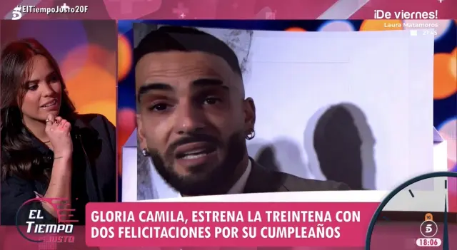 Manuel Cortés dedica unas palabras a Gloria Camila el día de su cumpleaños.