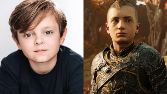 Calum Vinson es Atreus en 'God of War'.