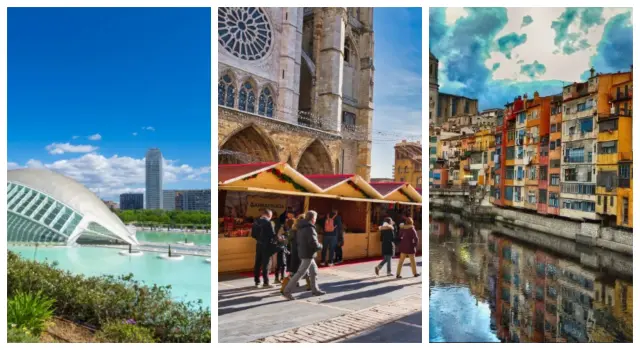 Valencia, León y Girona.