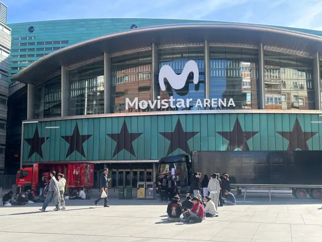La fila para Rosalía en Madrid.
