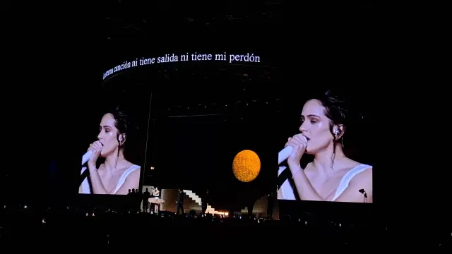 Concierto de Rosalía en Madrid.
