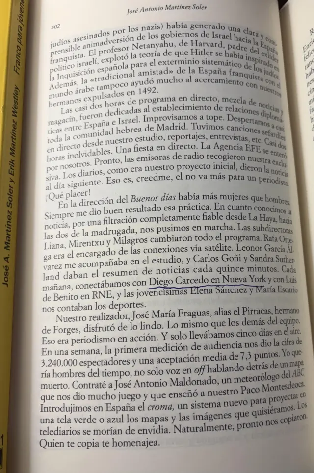 En mis memorias ("La prensa libre no fue un regalo") cuento nuesntra aventura en el Buenas Dias de TVE en 1986