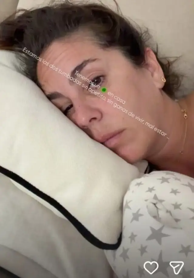 Anabel Pantoja, enferma.