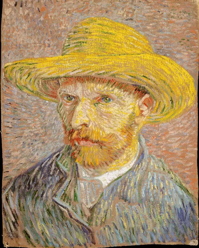 Uno de los retratos de Van Gogh.