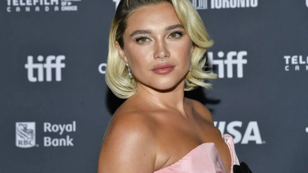 Florence Pugh en la premiere de 'Vivir el momento'