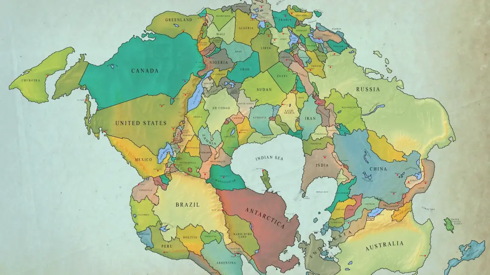 Así podría ser la Tierra en 250.000 millones de años: continentes unidos y España mucho más grande