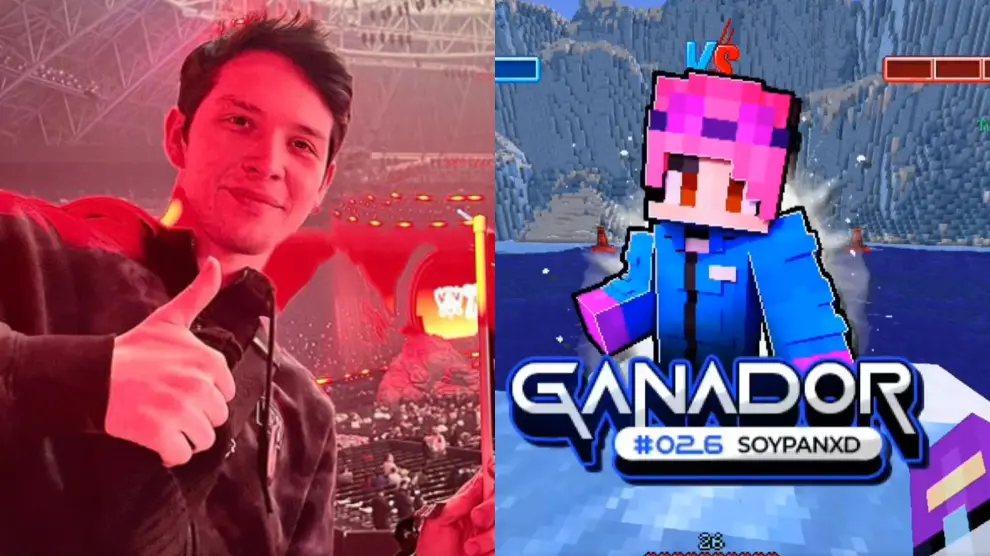 El &lsquo;streamer&rsquo; SoyPan rompe a llorar tras ganar los &lsquo;Squid Craft Games 3