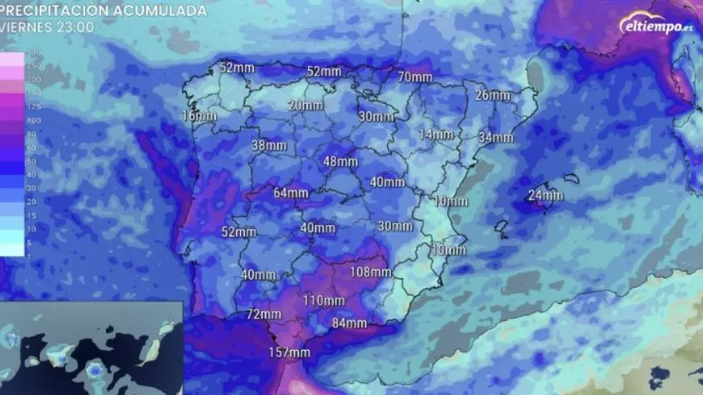 Otra semana pasada por agua en España con la llegada de un baile de borrascas atlánticas