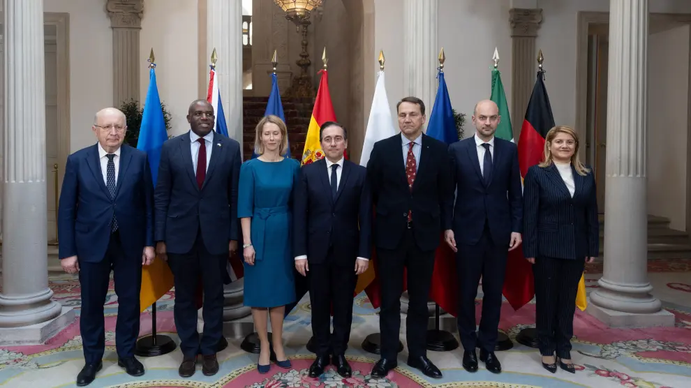 El G5 reunido en Madrid alerta de que Putin "no quiere parar la guerra" y ya