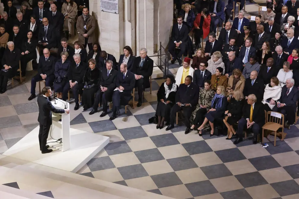 Foto Notre Dame 3 Notre Dame reabre sus puertas así ha sido la gran ceremonia con dirigentes