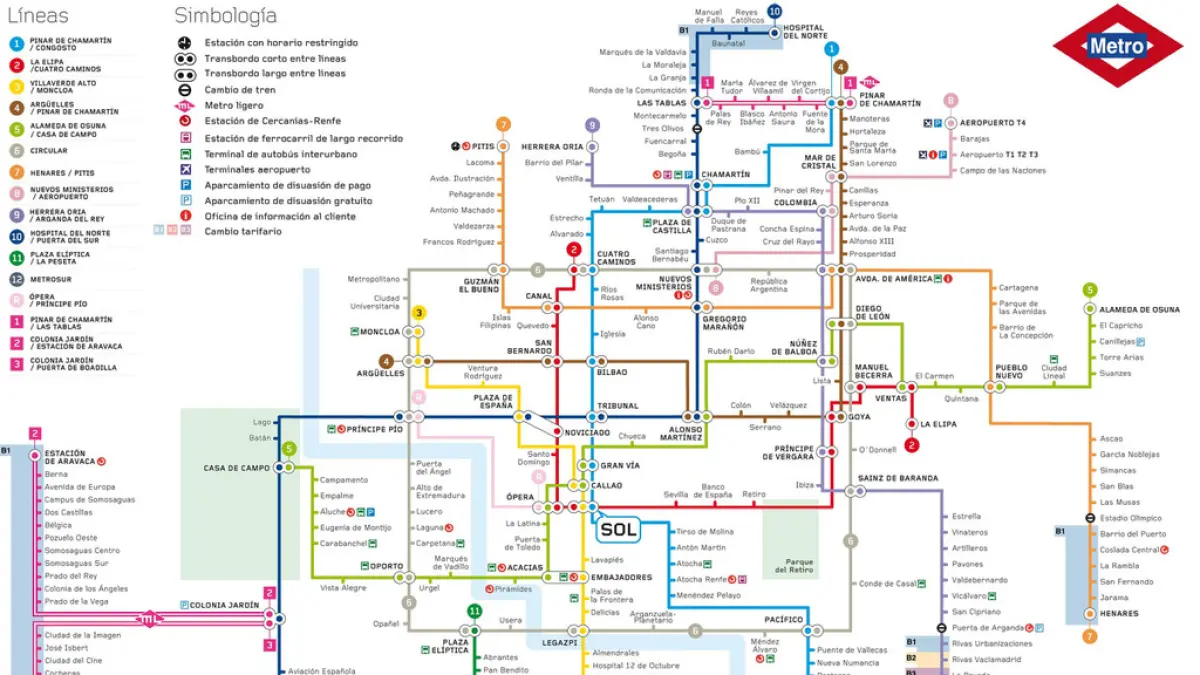 Reabierto el servicio de la línea 10 de Metro, tras tres horas de