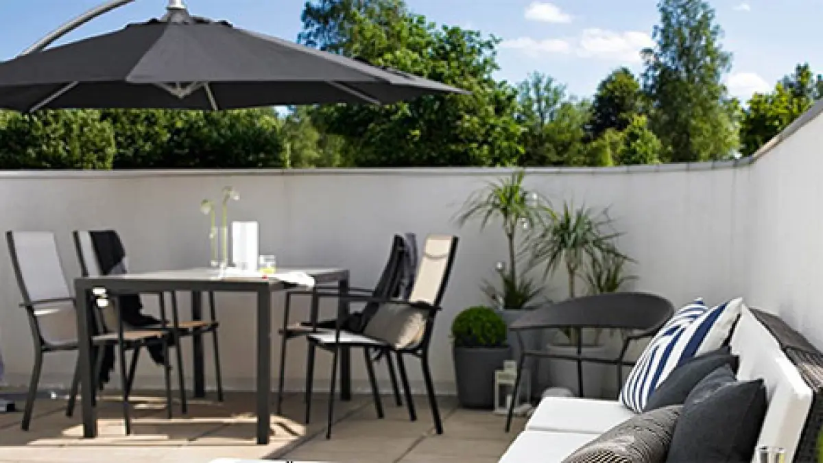 La elección de los muebles de exterior