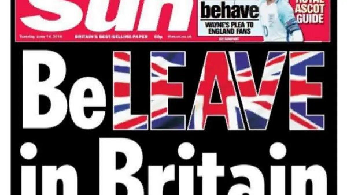 'The Sun' pide abiertamente a sus lectores que voten a ...