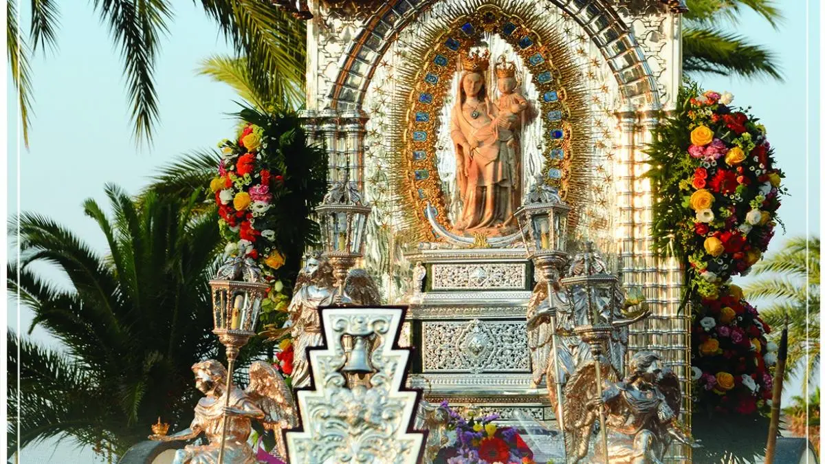 Procesión de la Virgen de los Milagros en la romería