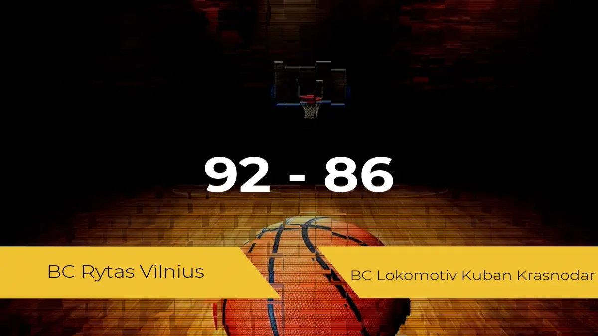 BC Rytas Vilnius BC Lokomotiv Kuban Krasnodar Resultado, resumen y