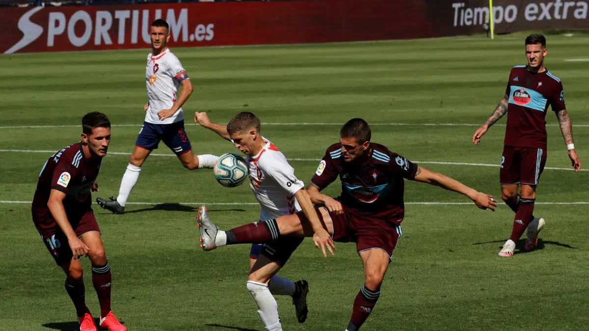 El Celta pierde una oportunidad de oro en el minuto 91 frente a Osasuna