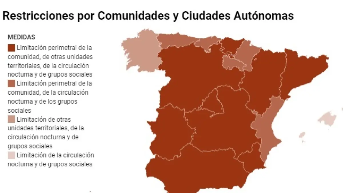 Varias comunidades endurecen sus restricciones antes de Nochevieja