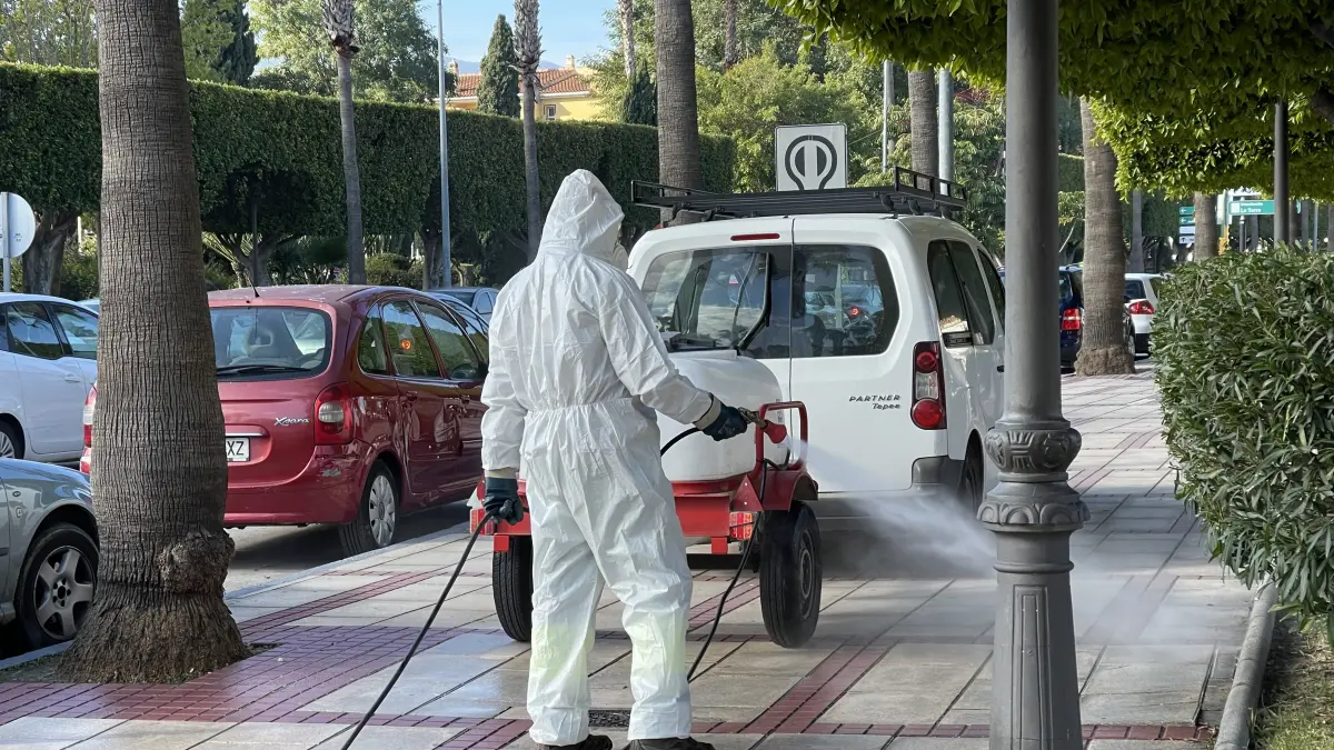 Alhaurín de la Torre refuerza los equipos de limpieza y desinfección de las calles