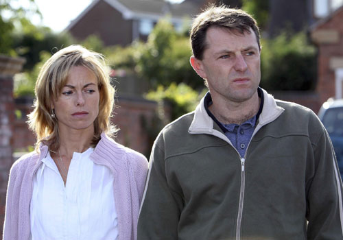 El matrimonio McCann en la localidad británica de Rothley (ARCHIVO)