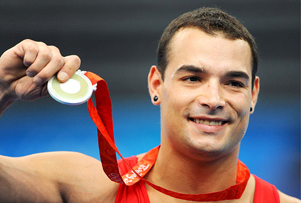 Gervasio Deferr, plata en la modalidad de suelo de gimnasia artística.