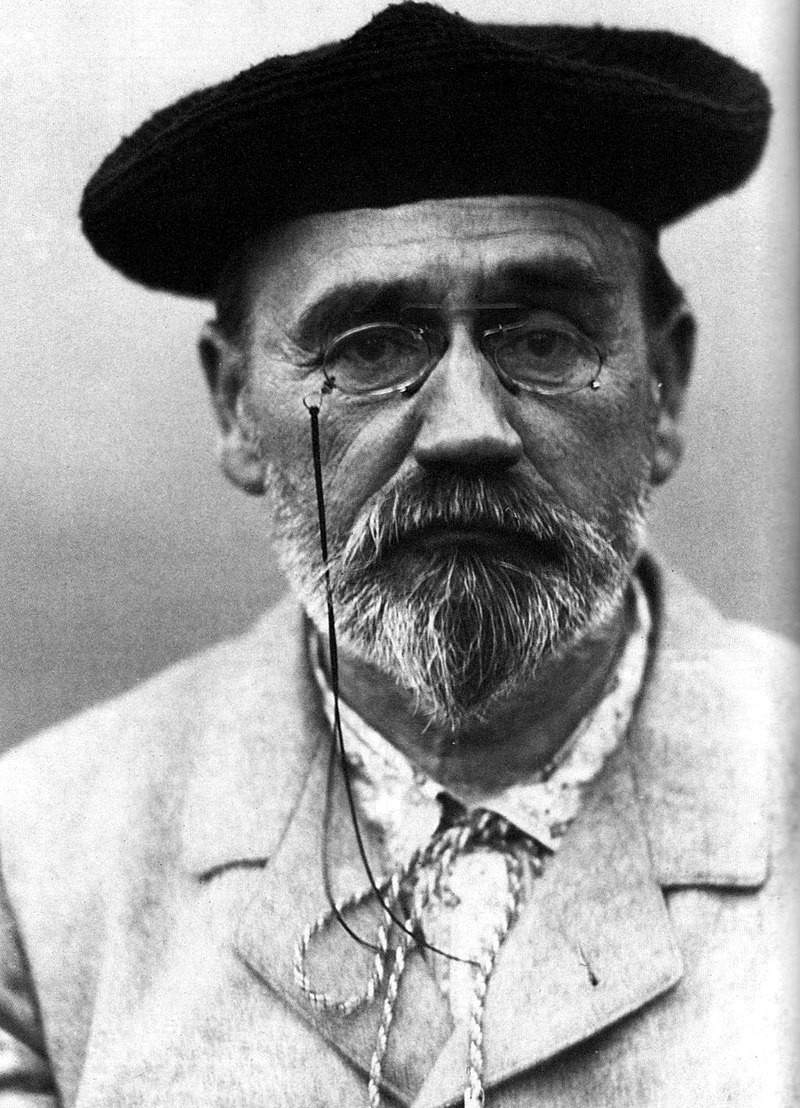 El escritor Émile Zola.